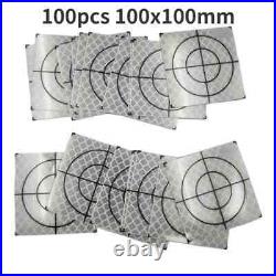 100Pcs Reflector Sheet For Leica Total Station Survey White Target Sheet Sticker