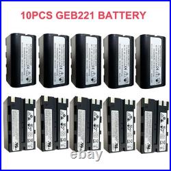 10PCS GEB221 Battery For Leica ATX1200 TS02 TS06 TS09 TPS1200 Total Station