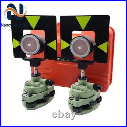 2PCS GPR1+GPH1+GZT4 Prism Tribrach Set For Leica Total Station with Container