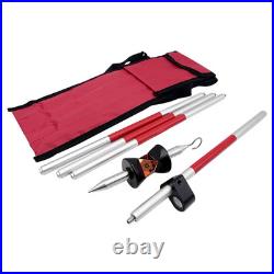 360 Degree with 4 Poles Mini Prism For Leica Nikon Total Station Replace GRZ101