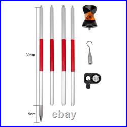 360 Degree with 4 Poles Mini Prism For Leica Nikon Total Station Replace GRZ101