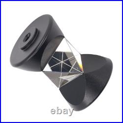360° Mini Prism for Leica Total Station High Precision K9 Glass withHousing