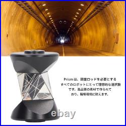 360° Mini Prism for Leica Total Station High Precision K9 Glass withHousing