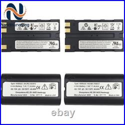 4 Pack GEB222 Battery and GKL341 Battery Charger for Leica Swiss Total Stations