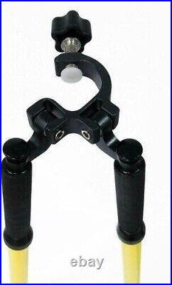 45Surveying Prism Pole Bipod Thumb Release For Total Station Leica Type Tripods