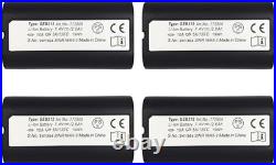 4pcs GEB212 Battery Pack for Leica TPS1200 GPS900 GPS1200 GRX1200 Total Stations