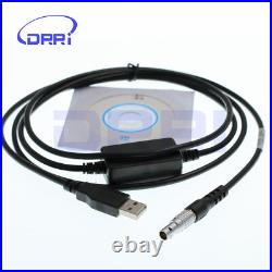 5 Pin to USB Data 734700(GEV189) Cable for Leica Total Station TS06 TS09 to PC