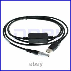 5 Pin to USB Data 734700(GEV189) Cable for Leica Total Station TS06 TS09 to PC