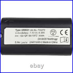 5PCS GEB221 Battery Compatible for Leica Total Stations TS02 TS06 TS09 TPS1200