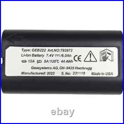 5PCS GEB222 Battery For Leica ATX1200/GPS1200/GRX1200 Total Stations Battery