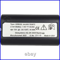 5pcs GEB222 Battery 7.4V Li-ion for Leica ATX1200 GPS1200 GRX1200 Total Stations
