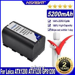 Battery for Leica Total Station GPS ATX1200 1230 Piper 100 200 Lases GPS1200 GRX