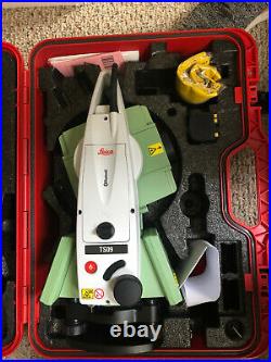 Brand New Leica Ts09 R400 3 Total Station For Surveying One Month Warranty