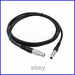 External Battery Power Cable 0B 1B 5 Pin for Leica TS15 TPS800 TCR Total Station