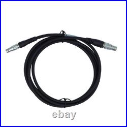 Fit Leica total station to external battery power cable pn 409678 GEV52