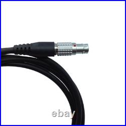 Fit Leica total station to external battery power cable pn 409678 GEV52