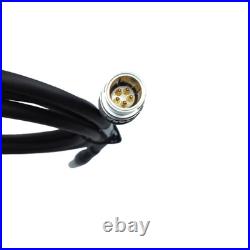 Fit Leica total station to external battery power cable pn 409678 GEV52