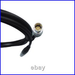 Fit Leica total station to external battery power cable pn 409678 GEV52