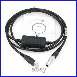 GEV218 USB Data Cable to 8 Pin for Leica Total Station TS30 TM30 GS15 CS10