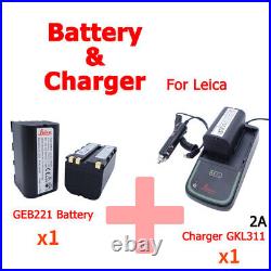 GKL311 Total Station Charger For Leica & GEB221 Battery 4400mAh 724117 733269