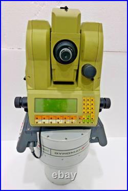 GMT GYROMAT 3000 Precision Gyroscope Leica TC1800 Total Station Untested