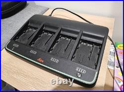 Genuine LEICA GLK341 4 Bay Battery Charger- Good used condition