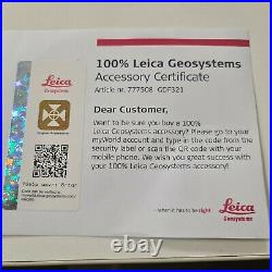 Genuine Leica GDF112 Tribrach for Total Station, Prism, GNSS, etc