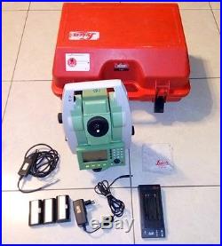 Great LEICA TS02 POWER 7 (7-second), R400 Total Station, FlexLine for surveying