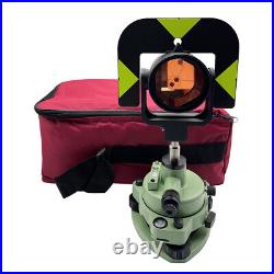 Green Single Prism Tribrach Set System For Swiss Style Total Station Surveying