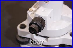 Grey Steel Tribrach Adapter with Optimal Plummet Leica Style for Total Station