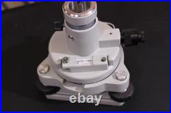 Grey Steel Tribrach and Adapter with Optimal Plummet Leica Style for Total Station