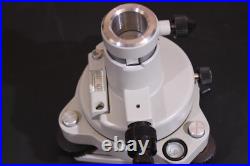 Grey Steel Tribrach and Adapter with Optimal Plummet Leica Style for Total Station