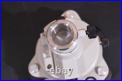 Grey Steel Tribrach and Adapter with Optimal Plummet Leica Style for Total Station