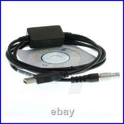 HangTon GEV267 Data Cable USB 5-Pin Leica Total Station TS TPS TS02 TS06 TPS1200