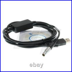 HangTon GEV267 Data Cable USB 5-Pin Leica Total Station TS TPS TS02 TS06 TPS1200
