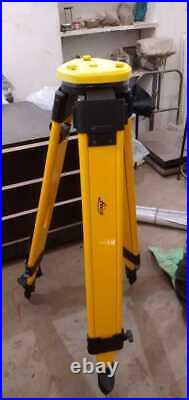 Heavy Leica Wooden Tripod For Survey Instrument Total Station Level New