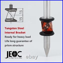 JEOC GRZ101 with Tungsten Steel Internal Bracket, Mini 360 Degree Prism Reflector