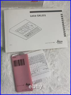 LEICA Battery Changer Charging Station GKL221 Professional Charger Pro Only