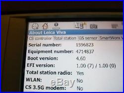 LEICA CS15 Viva Field Controller for GNSS GPS GS14 / GS15 /ROBOTIC TOTAL STATION
