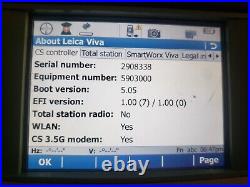 LEICA CS15 with CTR16 radio, SmartWorx Viva & Carlson SurCE. Absolutely GREAT