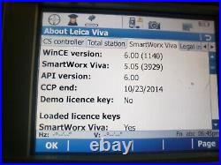 LEICA CS15 with CTR16 radio, SmartWorx Viva & Carlson SurCE. Absolutely GREAT