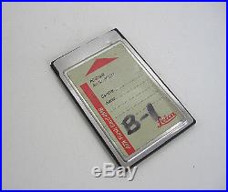 LEICA Flash Card PCMCIA 4MB ART# 667211 FOR SURVEYING TOTAL STATION MEMORY CARD