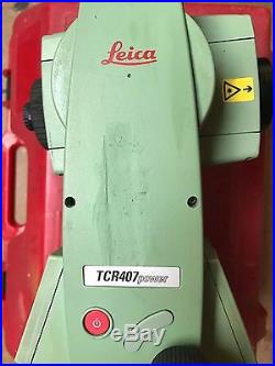 Leica Tcr 407 Total Station For Surveying