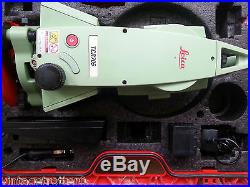 LEICA TCR705 TOTAL STATION FOR SURVEYING CASED WITH SPARE BATTERY