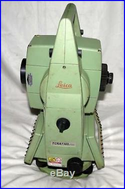 LEICA TCRA 1103 Plus 3 CHARGER ROBOTIC TOTAL STATION FOR SURVEYING WithO CHARGER