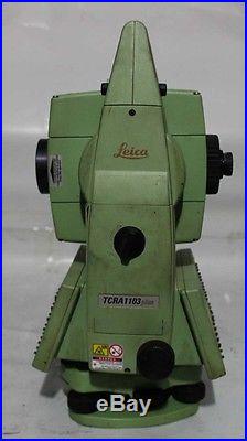 LEICA TCRA1103 Plus 3 ROBOTIC TOTAL STATION FOR SURVEYING WithO CHARGER