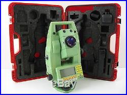 LEICA TCRA1105 Plus 5 ROBOTIC TOTAL STATION FOR SURVEYING, ONE MONTH WARRANTY
