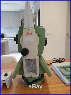 LEICA TCRP1203 3 ROBOTIC TOTAL Station, CS10 Controller & Accessories