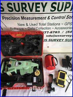 Leica 3 TCRA1103+ XR Reflectorless Robotic Total Station Complete System & WNTY