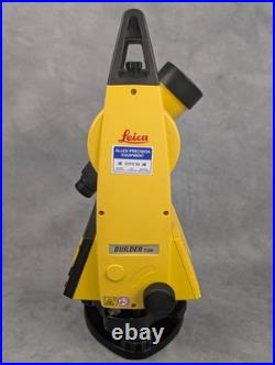 Leica Builder T200 Digital Theodolite Survey Total Station Kit Case Batteries